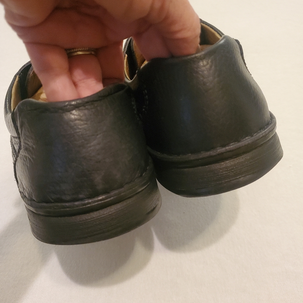 BIRKENSTOCK Vintage Footprint Memphis‎ Black Leather Oxford Derby Shoes Men's 10 - Picture 4 of 11